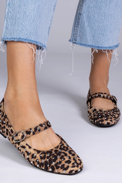 Bailarinas de estampado de pantera...