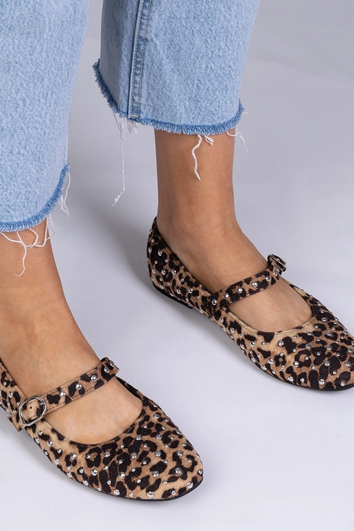 Bailarinas de estampado de pantera...