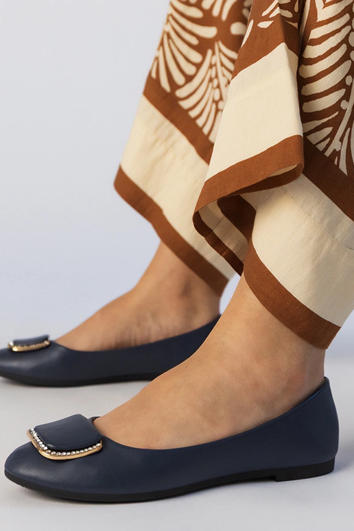 Bailarinas azul marino para mujer con...