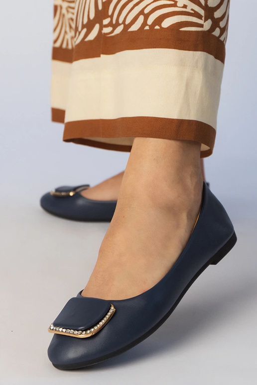 Bailarinas azul marino para mujer con...