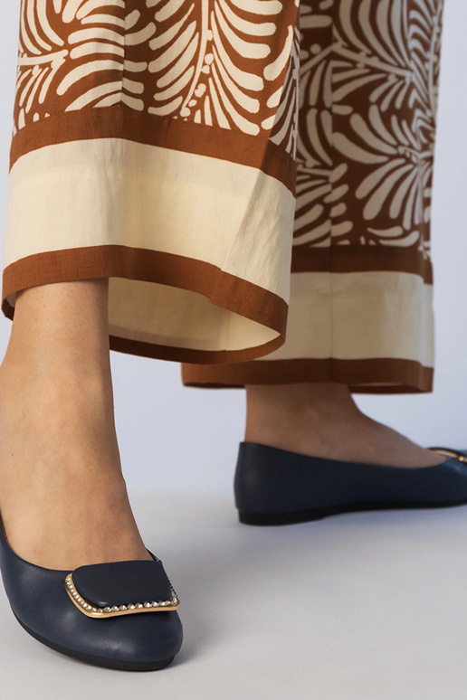 Bailarinas azul marino para mujer con...