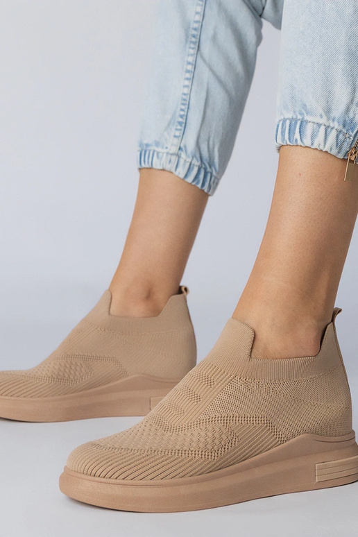 Zapatillas destalonadas marrones,...