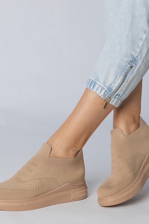 Zapatillas destalonadas marrones,...