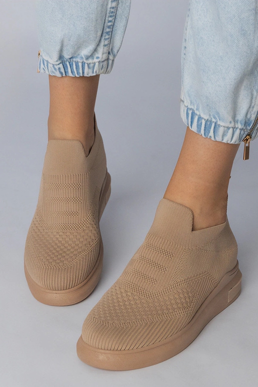 Zapatillas destalonadas marrones,...