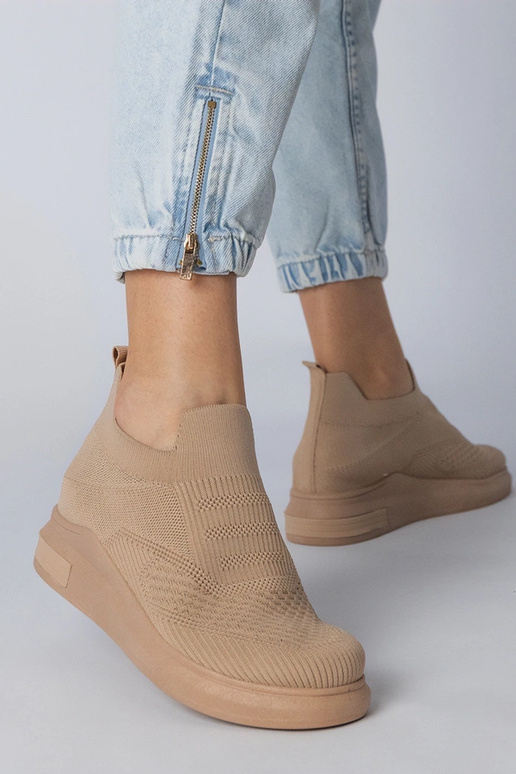 Zapatillas destalonadas marrones,...