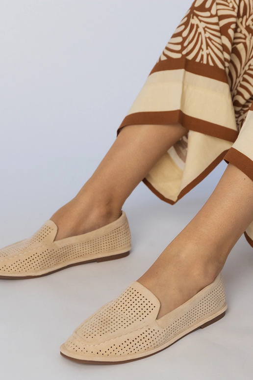 Mocasines color caramelo de ante...