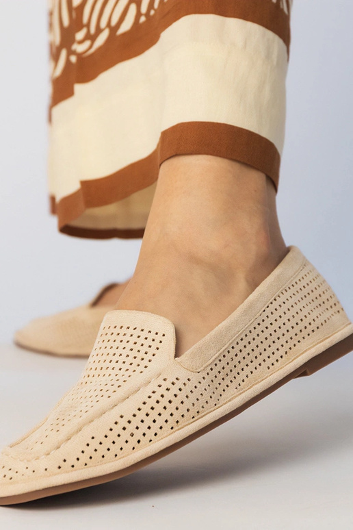 Mocasines color caramelo de ante...