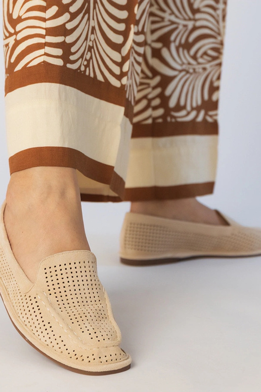 Mocasines color caramelo de ante...