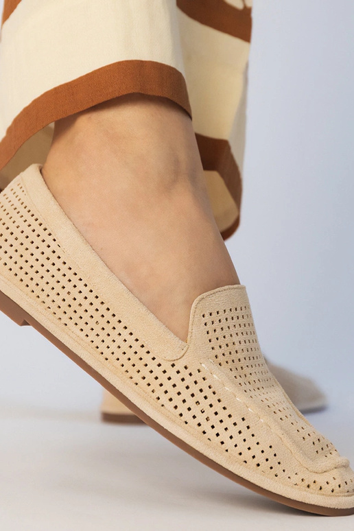 Mocasines color caramelo de ante...