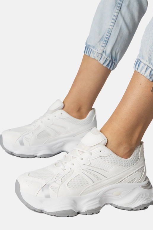 Zapatillas deportivas blancas con... Zapatillas deportivas blancas con...