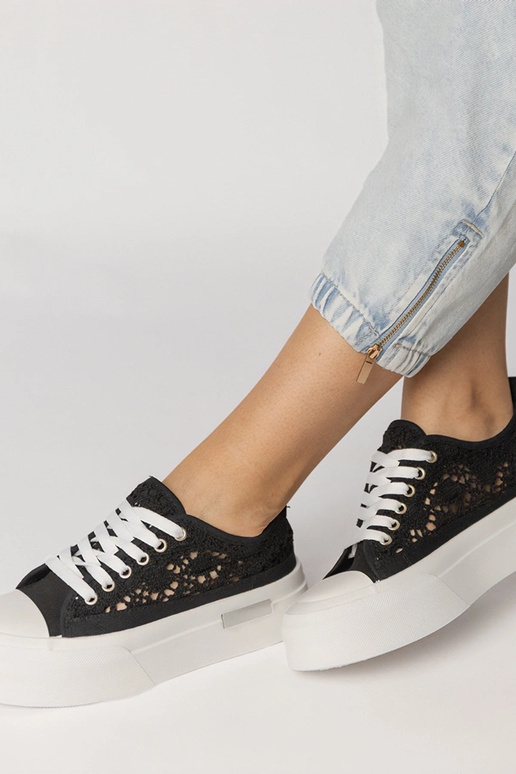 Zapatillas deportivas de mujer negras...