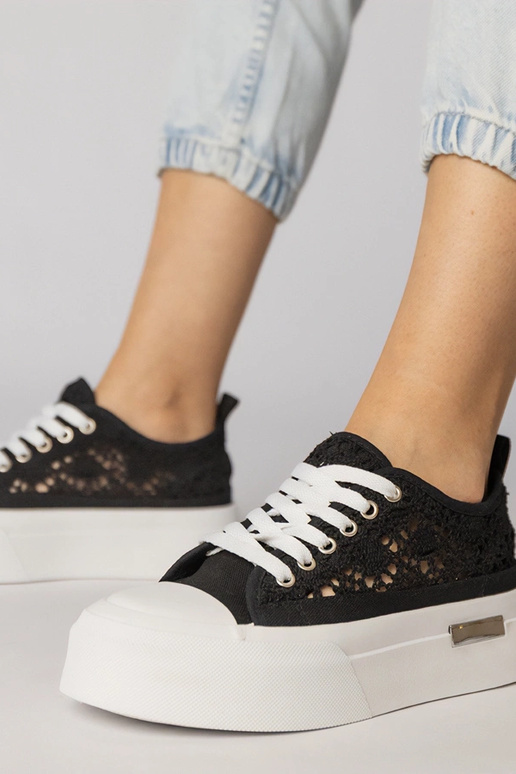 Zapatillas deportivas de mujer negras...