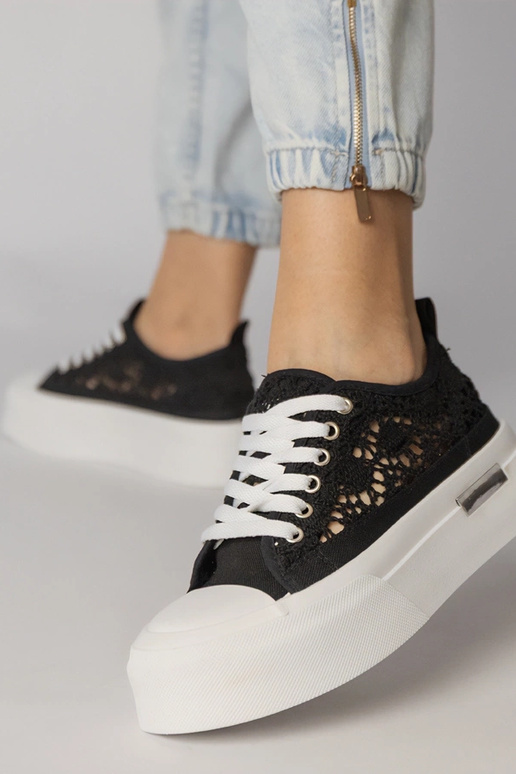 Zapatillas deportivas de mujer negras...