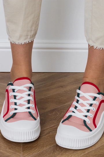 Zapatillas de mujer rosas con plataforma, "Salis"