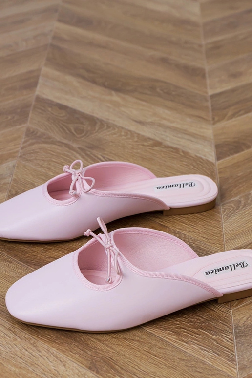 Pantuflas rosas cerradas con suela... Pantuflas rosas cerradas con suela...