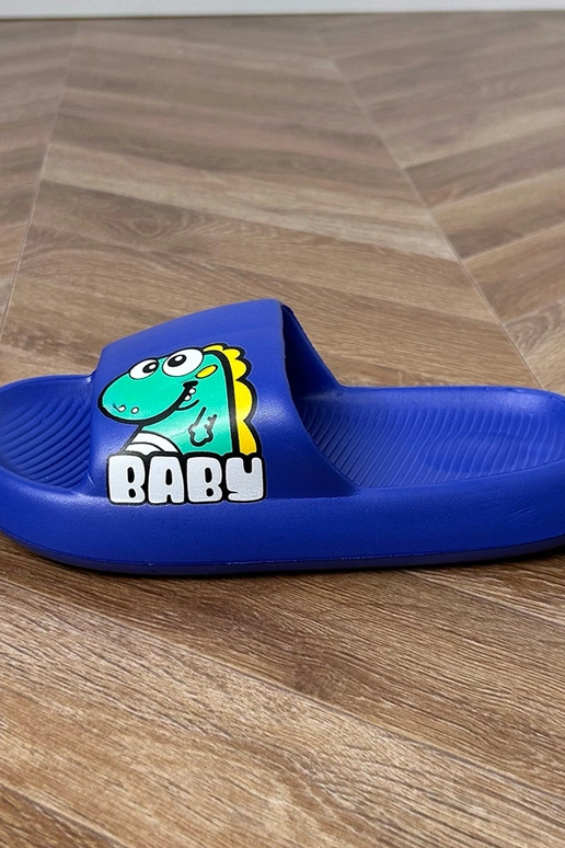 Chanclas infantiles azules con...