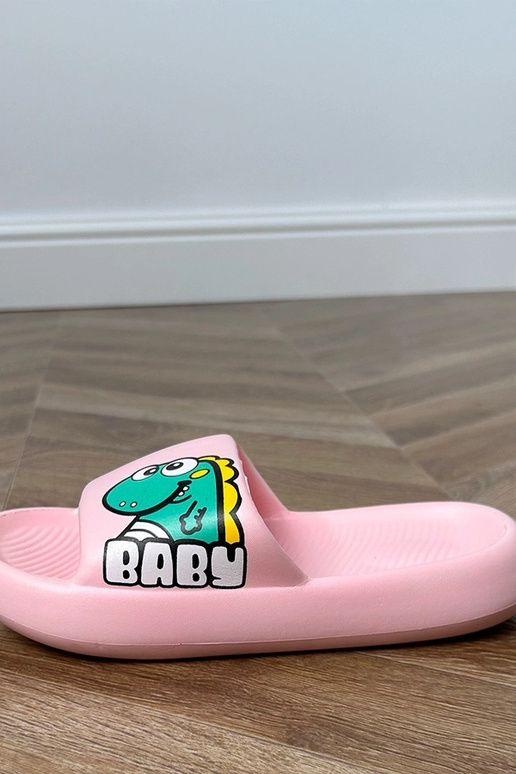 Chanclas infantiles rosas con...