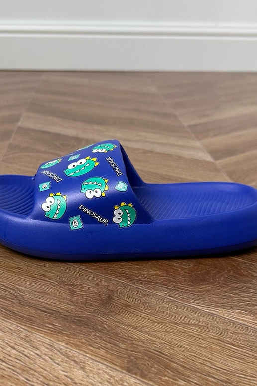 Chanclas infantiles azules con...