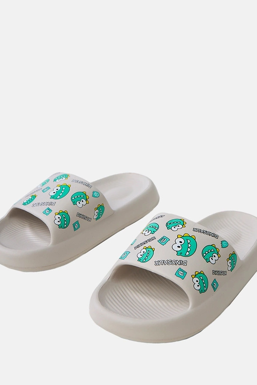 Chanclas infantiles grises con...