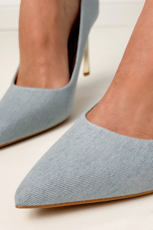 Sandalias clásicas de mezclilla con... Sandalias clásicas de mezclilla con...