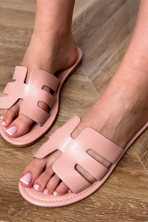 Zapatillas rosas con cortes Ragos