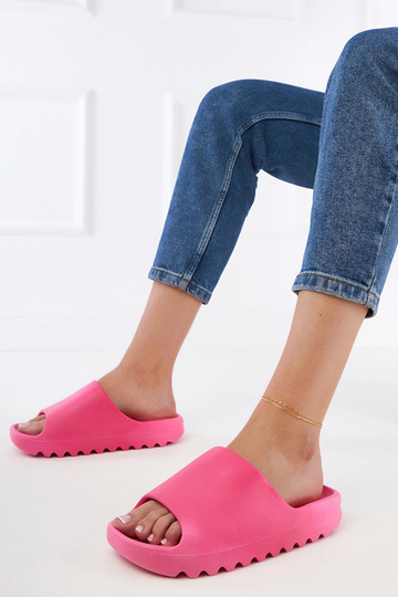 Chanclas de goma rosas para mujeres Papitos