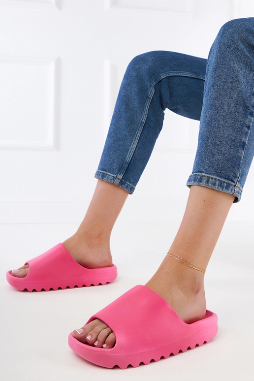 Chanclas de goma rosas para mujeres...