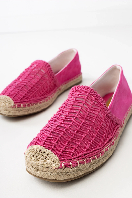 Espadrilles caladas rosas en...