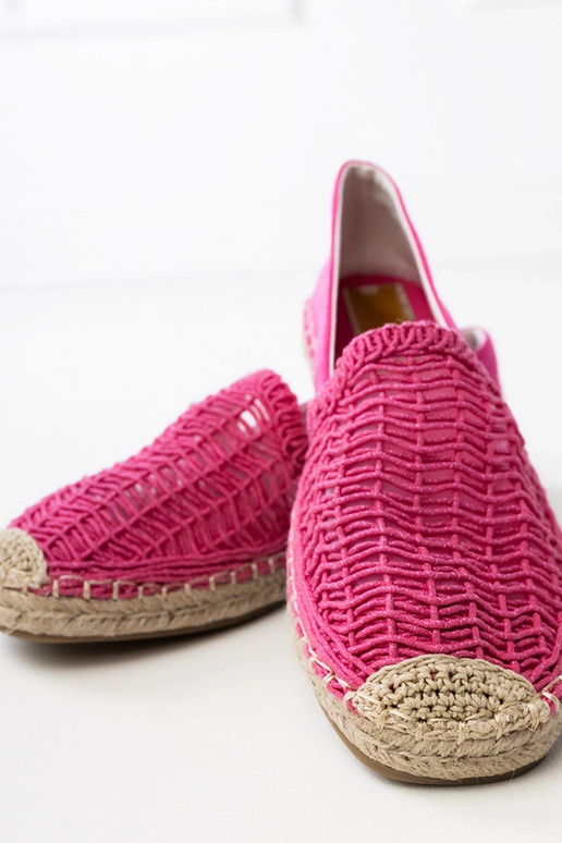 Espadrilles caladas rosas en...
