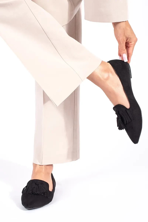 Mocasines con borlas