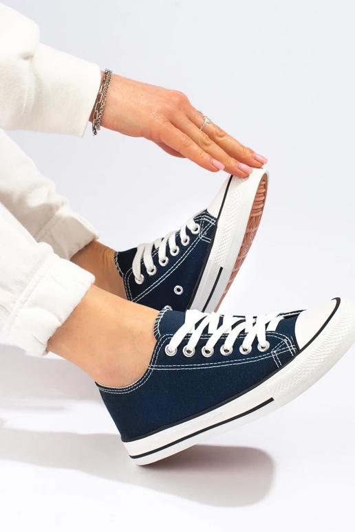 Zapatos de mujer Shelovet color azul.