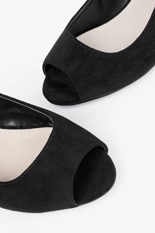 Sandalias de ante con tacones