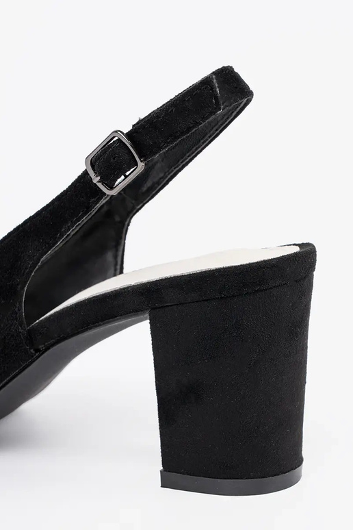 Sandalias de ante con tacones