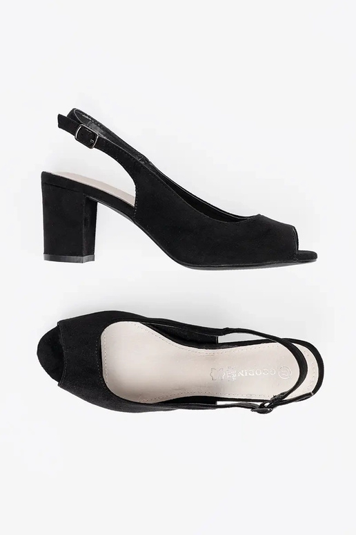 Sandalias de ante con tacones