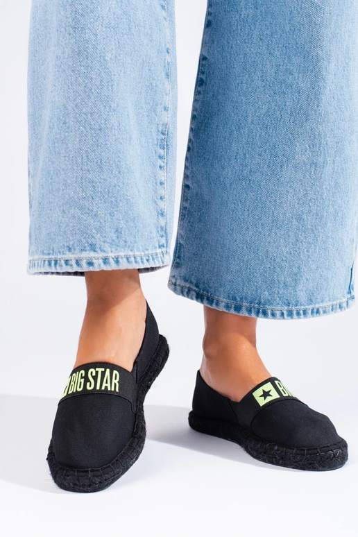 alpargatas negras BIG STAR HH274473