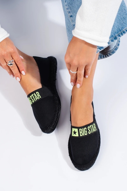 alpargatas negras BIG STAR HH274473