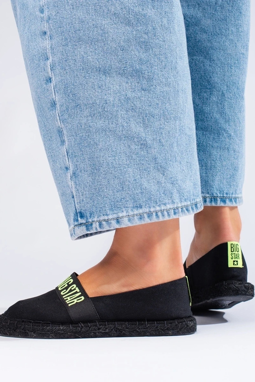 alpargatas negras BIG STAR HH274473