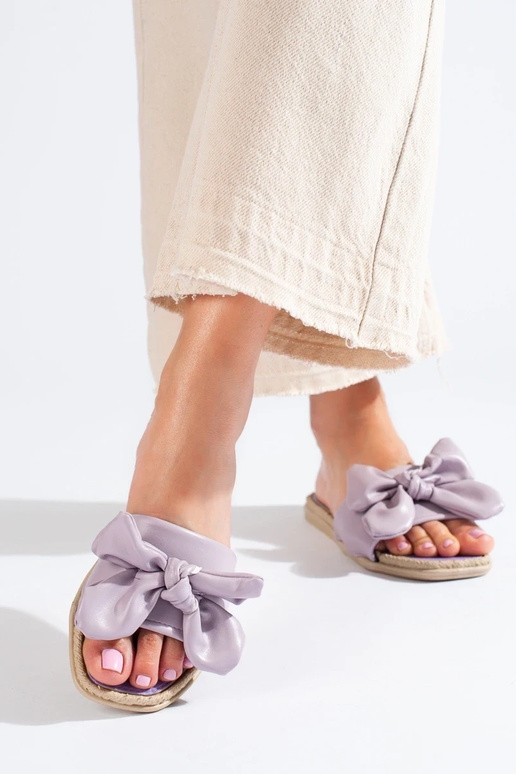 Pantuflas con cinta Shelovet color...