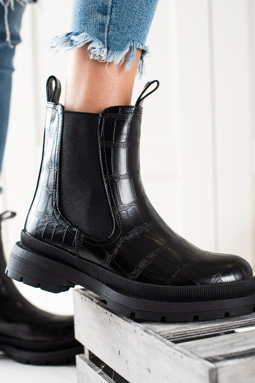 botas chelsea negras