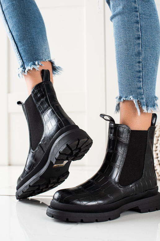 botas chelsea negras