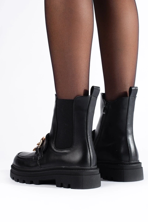 Botines de mujer con plataforma y...