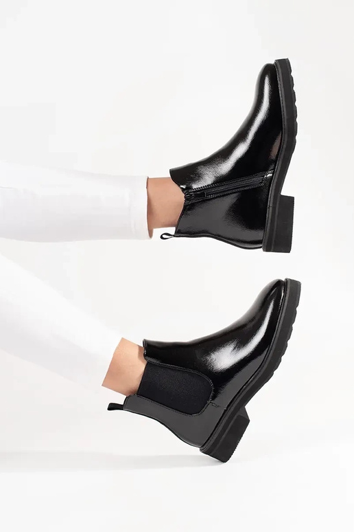 BOTINES NEGROS CLÁSICOS SERGIO LEONE