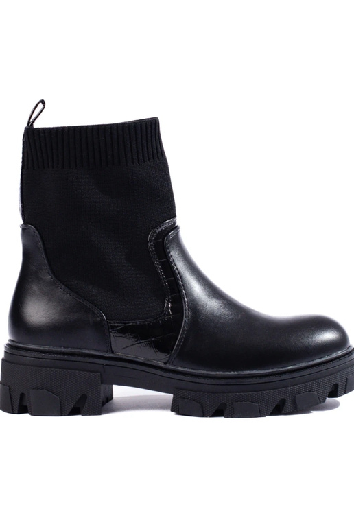 Botines de mujer con parte superior...