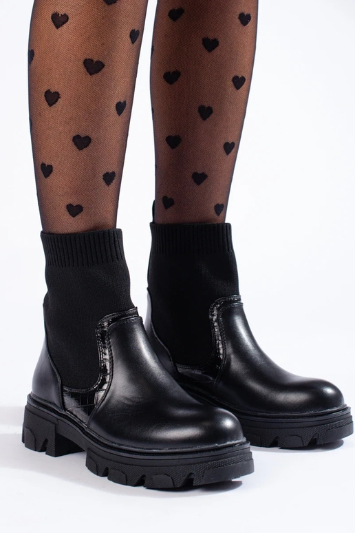 Botines de mujer con parte superior...