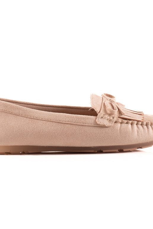 Mocasines Shelovet con cinta en beige