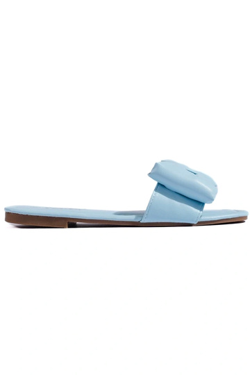 Pantuflas azul claro con...