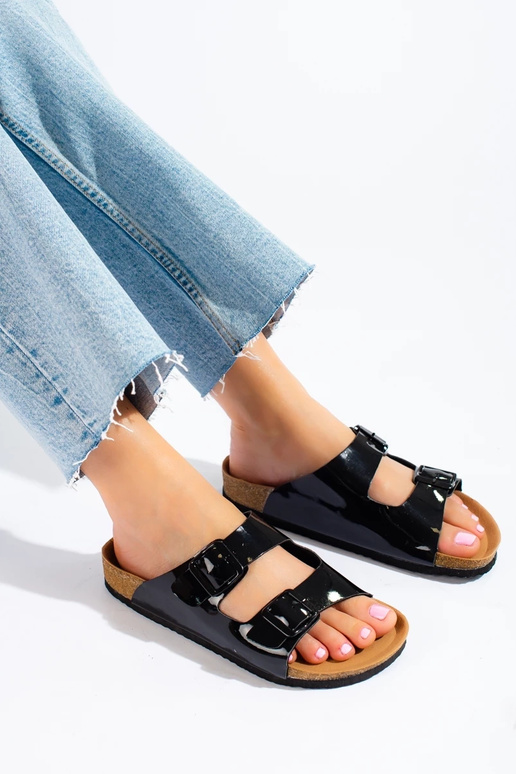 Pantuflas Potocki color negro