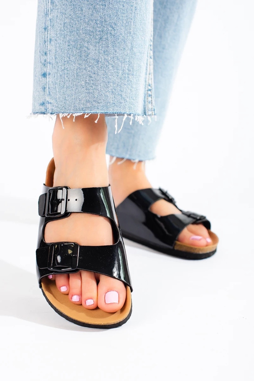 Pantuflas Potocki color negro