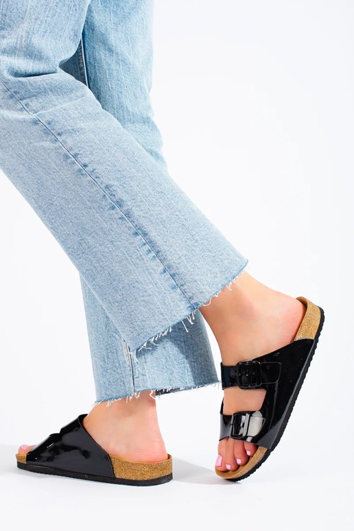 Pantuflas Potocki color negro