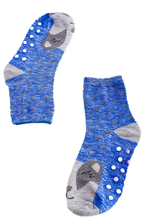 Calcetines para niña tejones azules